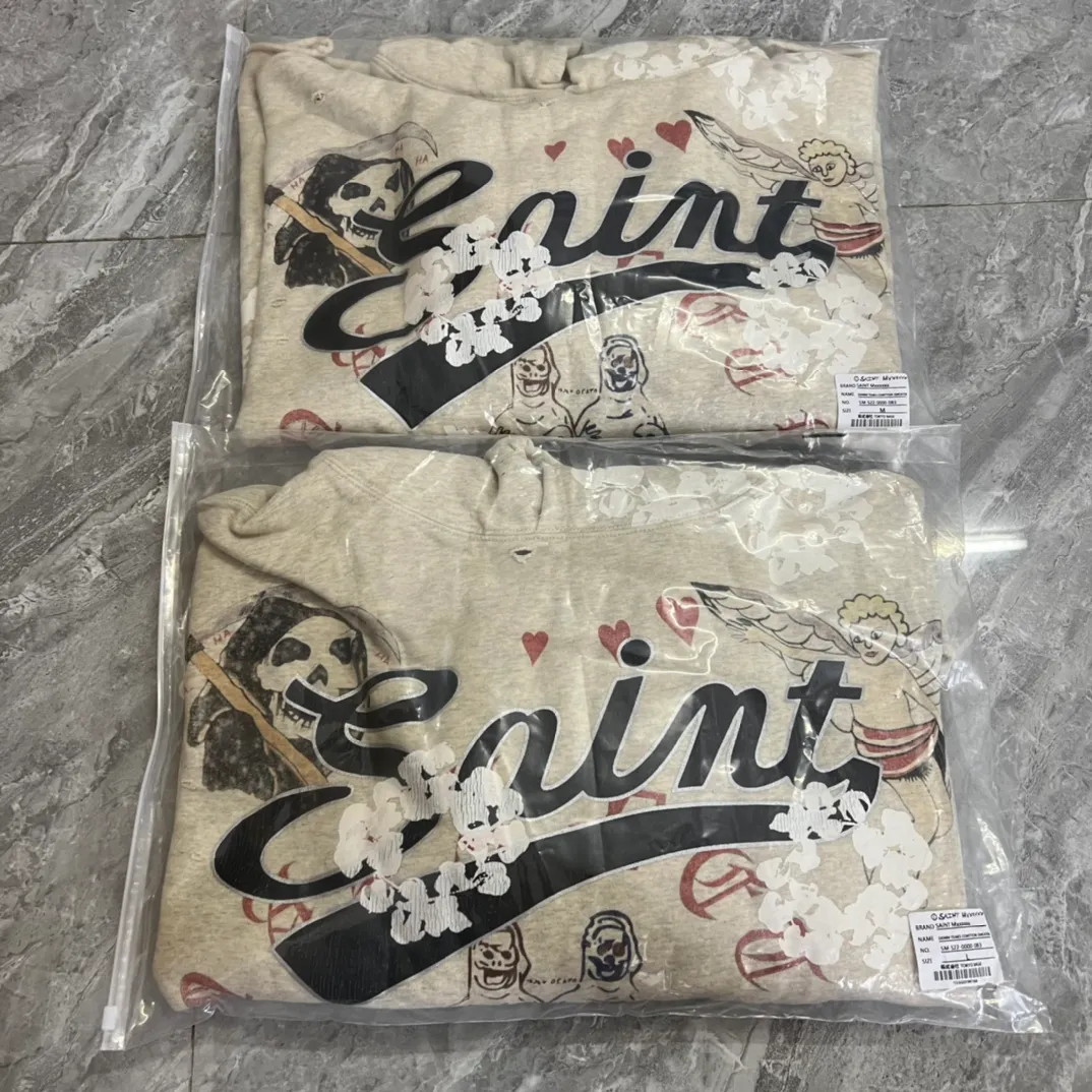 Outer packaging DENIM TEARS × ©SAINT M × The whole piece is printed with 35 screens and counterpoint printing!